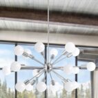 Chrome Large Sputnik Chandelier