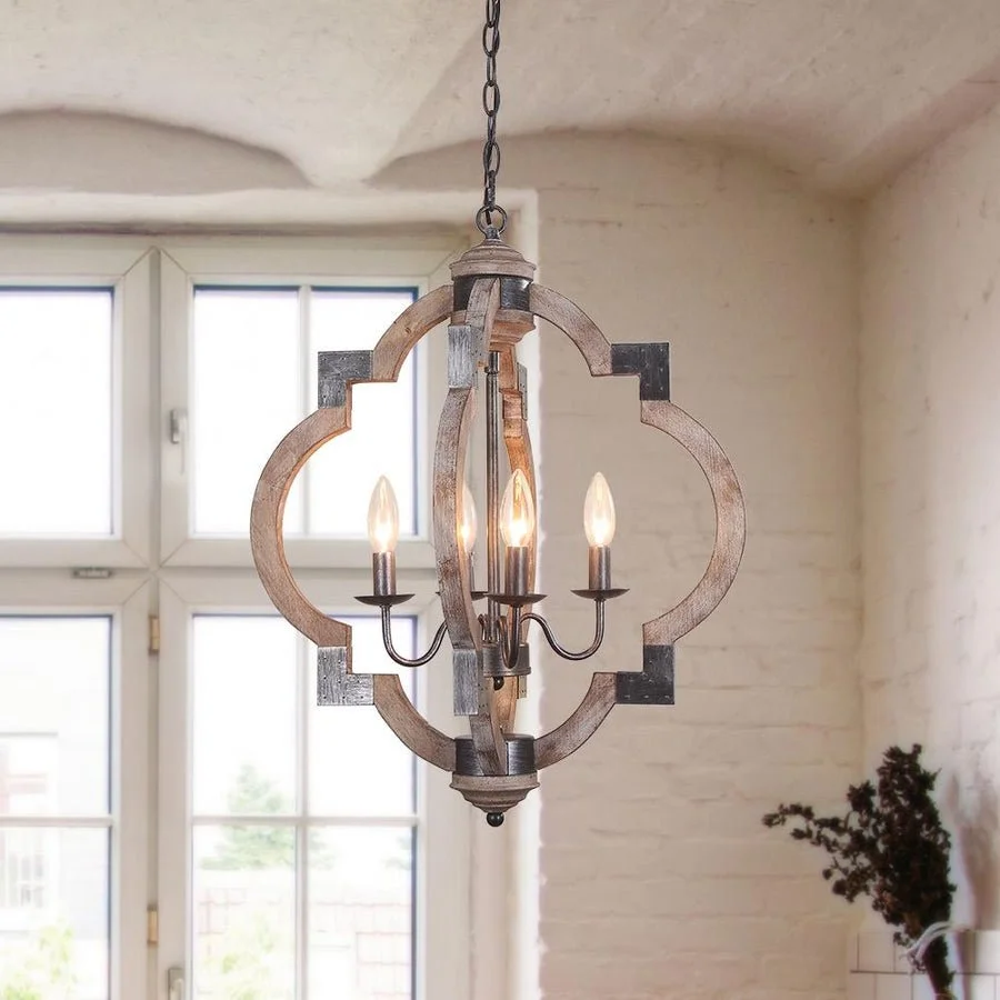 Geometric Lantern Metal Chandelier