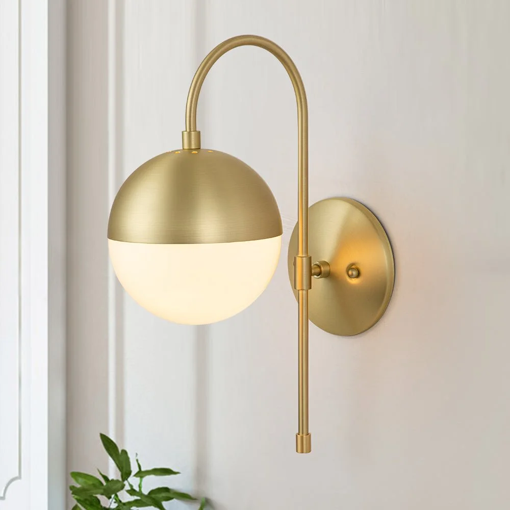 Glass Globe Wall Sconces