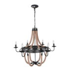 VintageRopeBlackModernFarmhouseChandelier_4