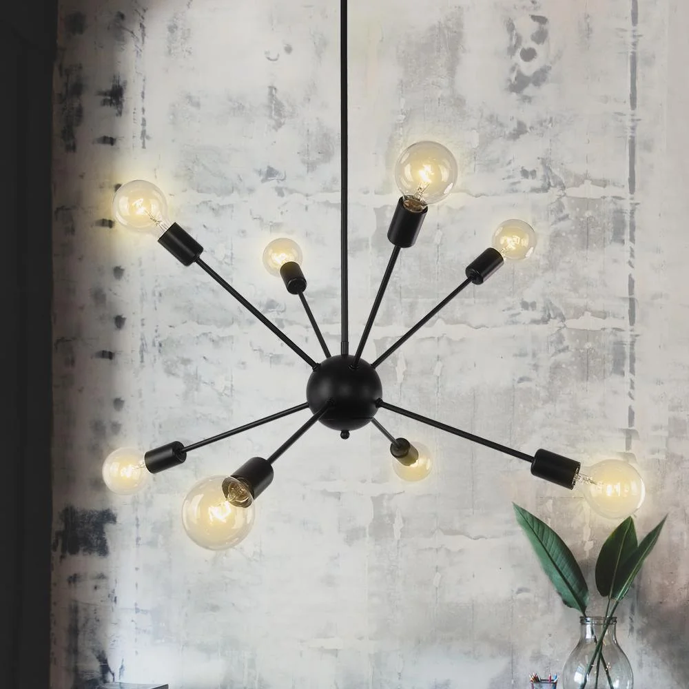 Industrial Black Sphere Sputnik Chandelier Sputnik Chandelier