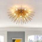 Flush Mounted Sputnik Chandelier