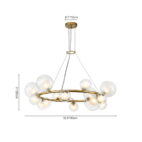 chandelierias-14-light-wagon-wheel-tiered-glass-bubble-chandelier-chandeliers-black-731488