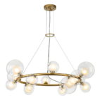 chandelierias-14-light-wagon-wheel-tiered-glass-bubble-chandelier-chandeliers-black-818883