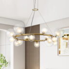 chandelierias-14-light-wagon-wheel-tiered-glass-bubble-chandelier-chandeliers-brass-565770