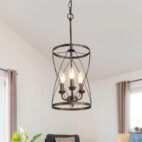 chandelierias-3-light-black-rustic-drum-pendant-chandelier-chandelier-136470