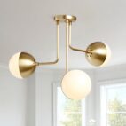 Frosted Glass Globe Bubble Chandelier