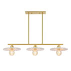 chandelierias-3-light-modern-ruffled-shade-linear-island-chandelier-chandeliers-aged-brass-574887