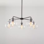 chandelierias-5-light-blown-glass-modern-globe-chandelier-chandelier-black-145436