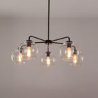 chandelierias-5-light-blown-glass-modern-globe-chandelier-chandelier-black-175342