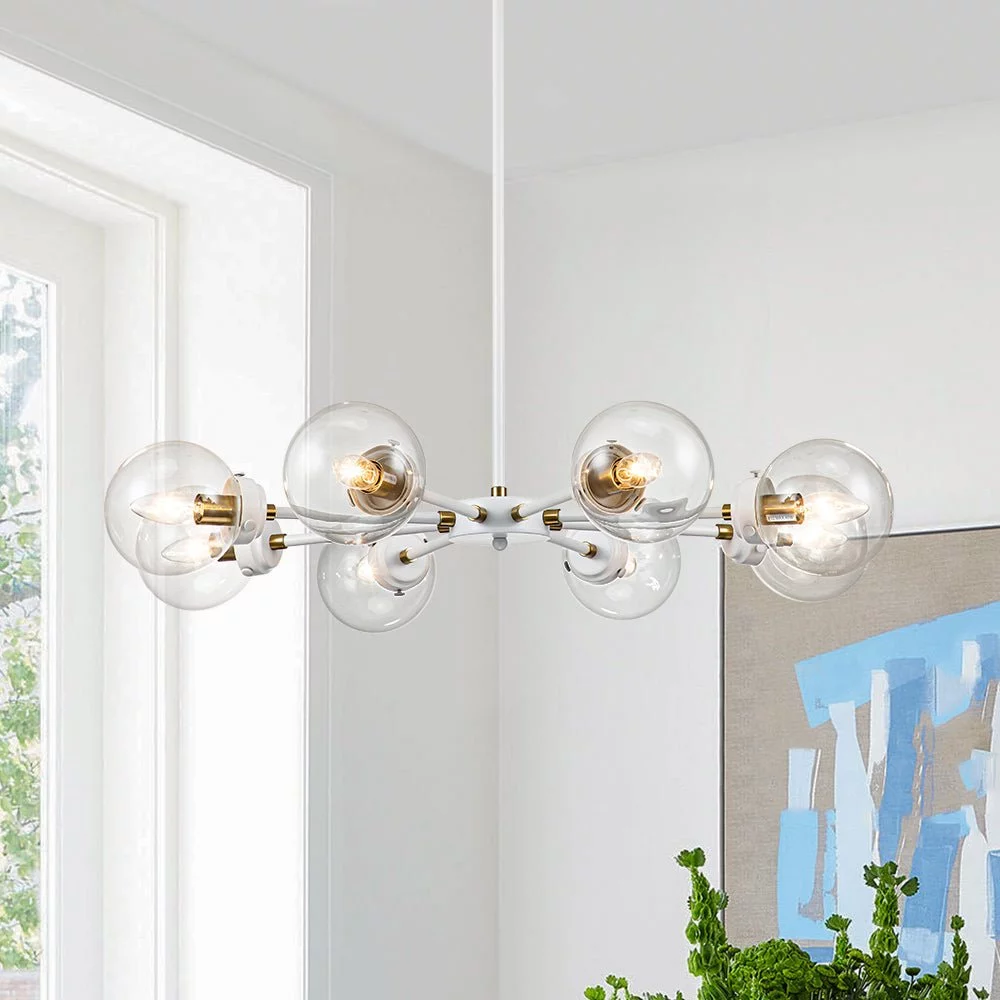 Contemporary Sputnik Glass Globe