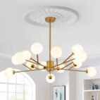 Glass Branch Sputnik Chandelier