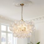 Glass Globe Cluster Bubble Chandelier