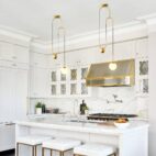 Lifting Brass Pendant Light