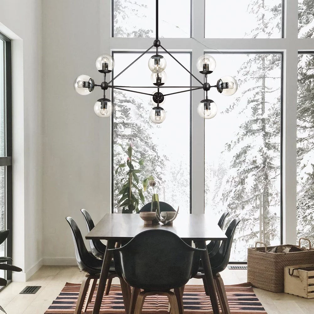 Sputnik Clear Glass Globe