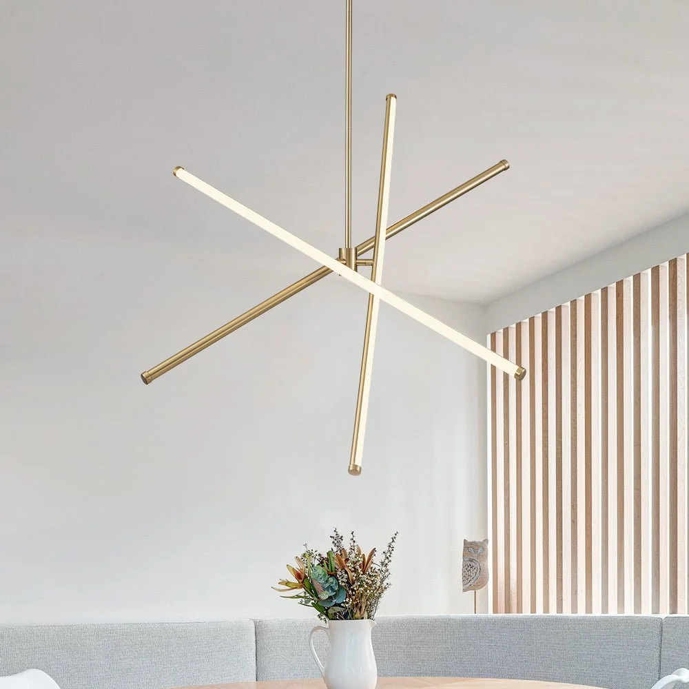 Dimmable Linear Led Chandelier