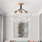 Glass Cluster Bubble Chandelier