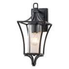 chandelierias-outdoor-lantern-wall-sconce-with-clear-glass-for-porch-wall-light-matte-black-1-pack-591099