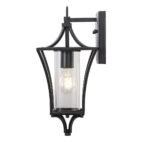 chandelierias-outdoor-lantern-wall-sconce-with-clear-glass-for-porch-wall-light-matte-black-1-pack-988322