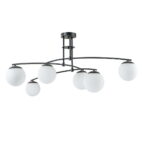 chandelierias-stylish-6-light-branch-glass-globe-semi-flush-mount-black-406365