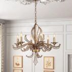 Style Crystal Metal Chandelier