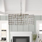 Silver Drum Metal Chandelier