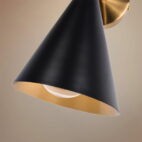 Wall Sconce-Mid Century 2-Light Cone Wall Sconce